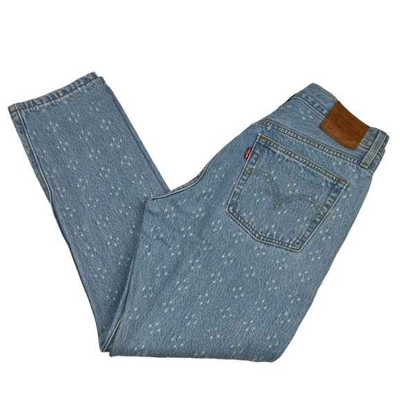 Levi’s 501 Skinny High Rise Snowflake Jeans Sz: 28W x 28L - Picture 5 of 16